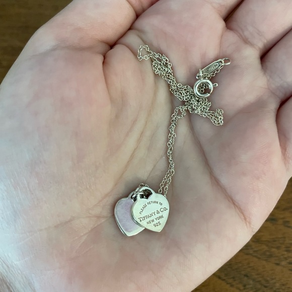 Tiffany & Co. Double Heart Tag Pendant - Picture 2 of 4